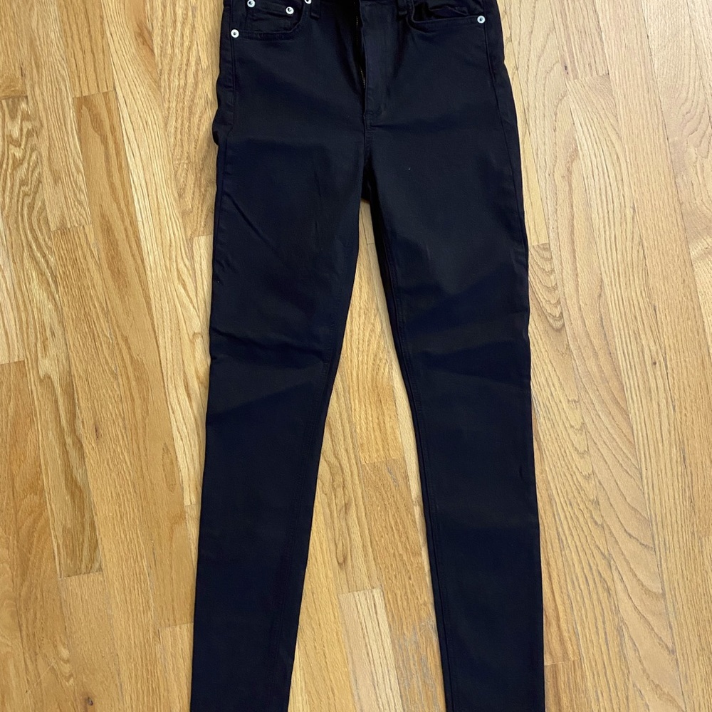 Rag & Bone Black Skinny Jeans. Worn once